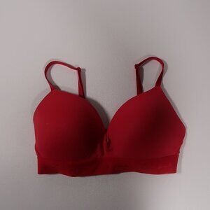 Red Padded Bra